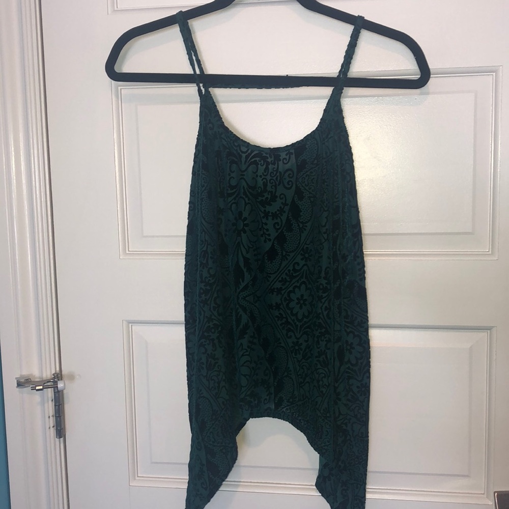 Sun & Shadow Green Tank Top NEVER WORN